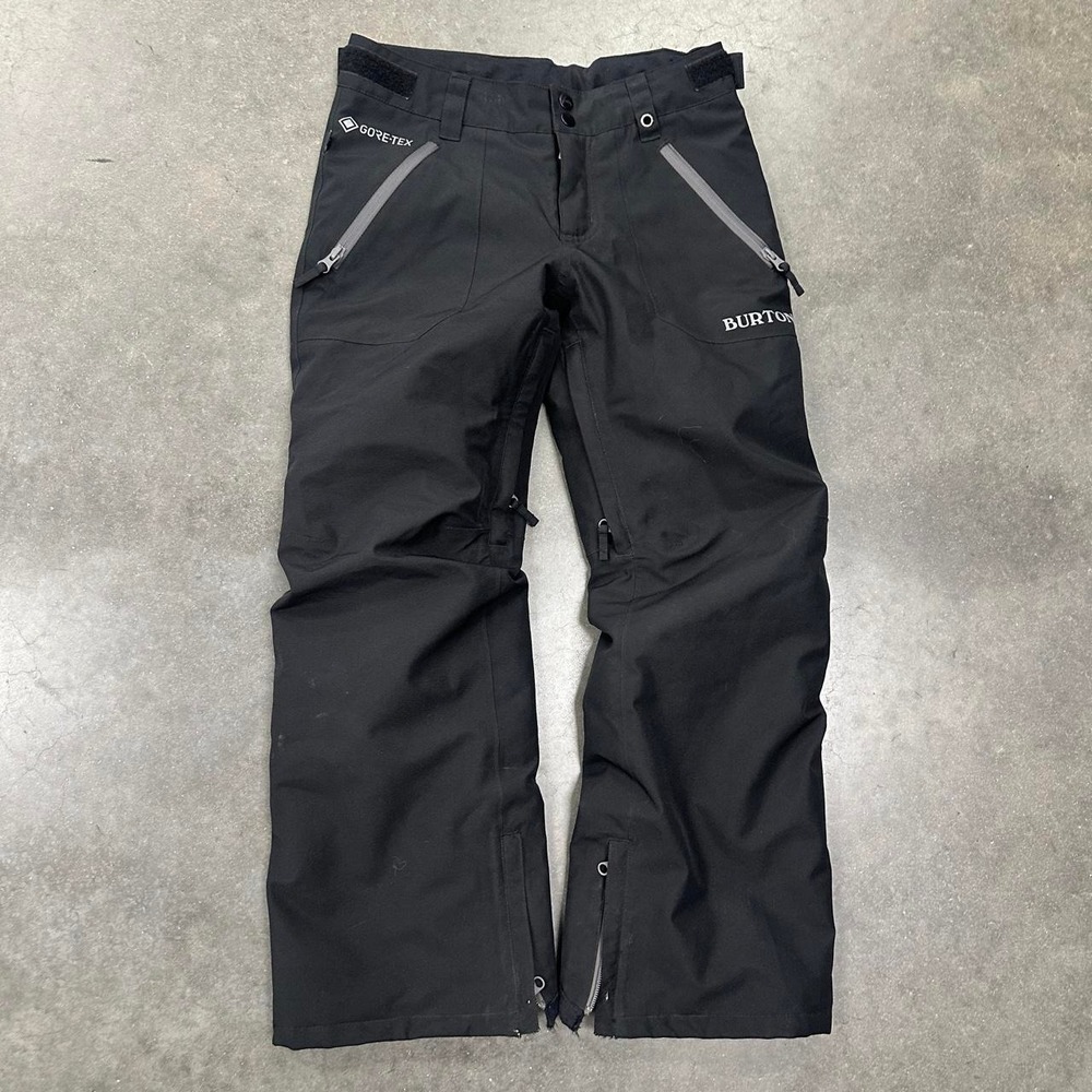 Burton Gore-Tex Black Multi-Zip Lined Room To Grow Snow Pants Size Youth M